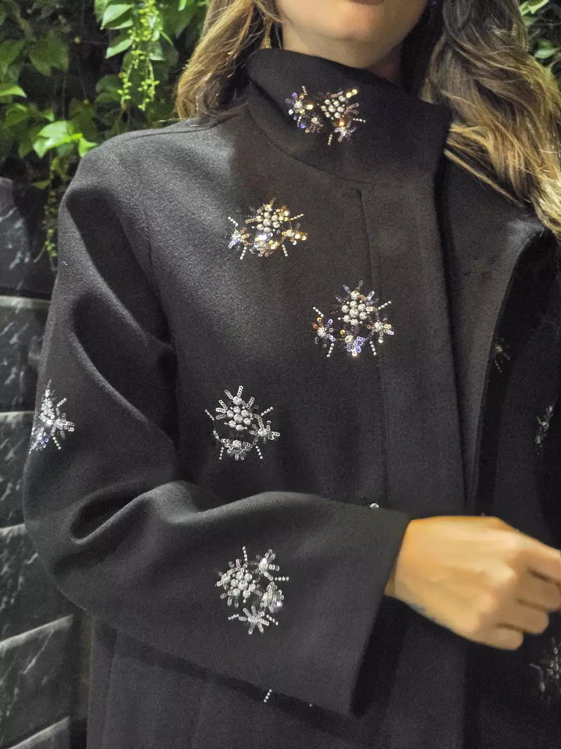 Classic Black Jacket with Silver Sequins 5