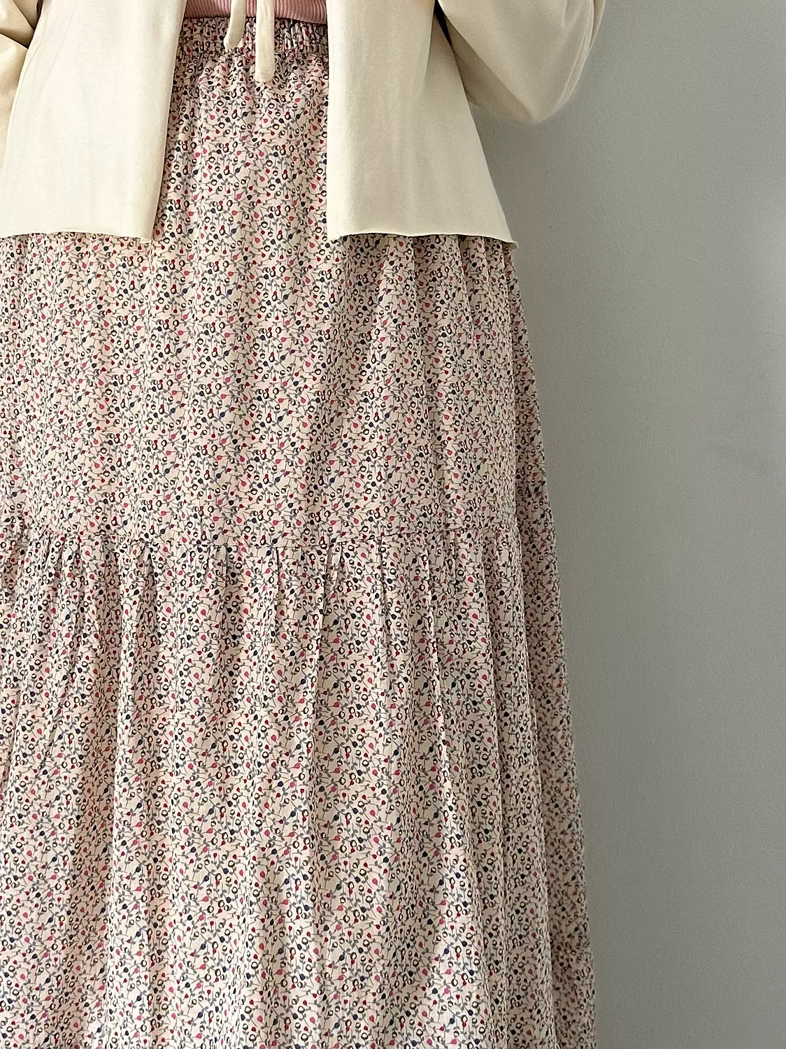 Flora Linen skirt ruffles (T)  3