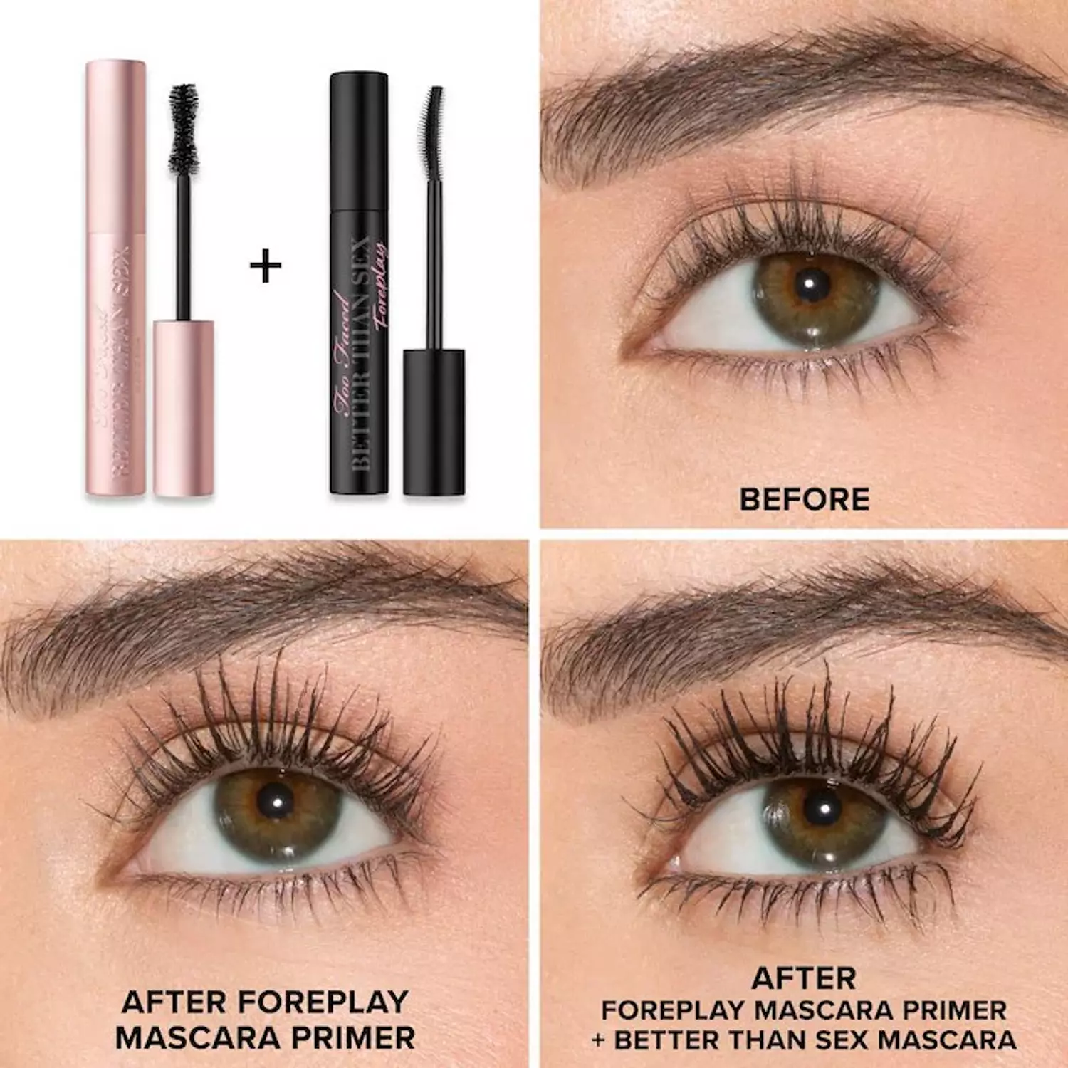  Too Faced  Better Than Sex Foreplay Waterproof Mascara Primer 3