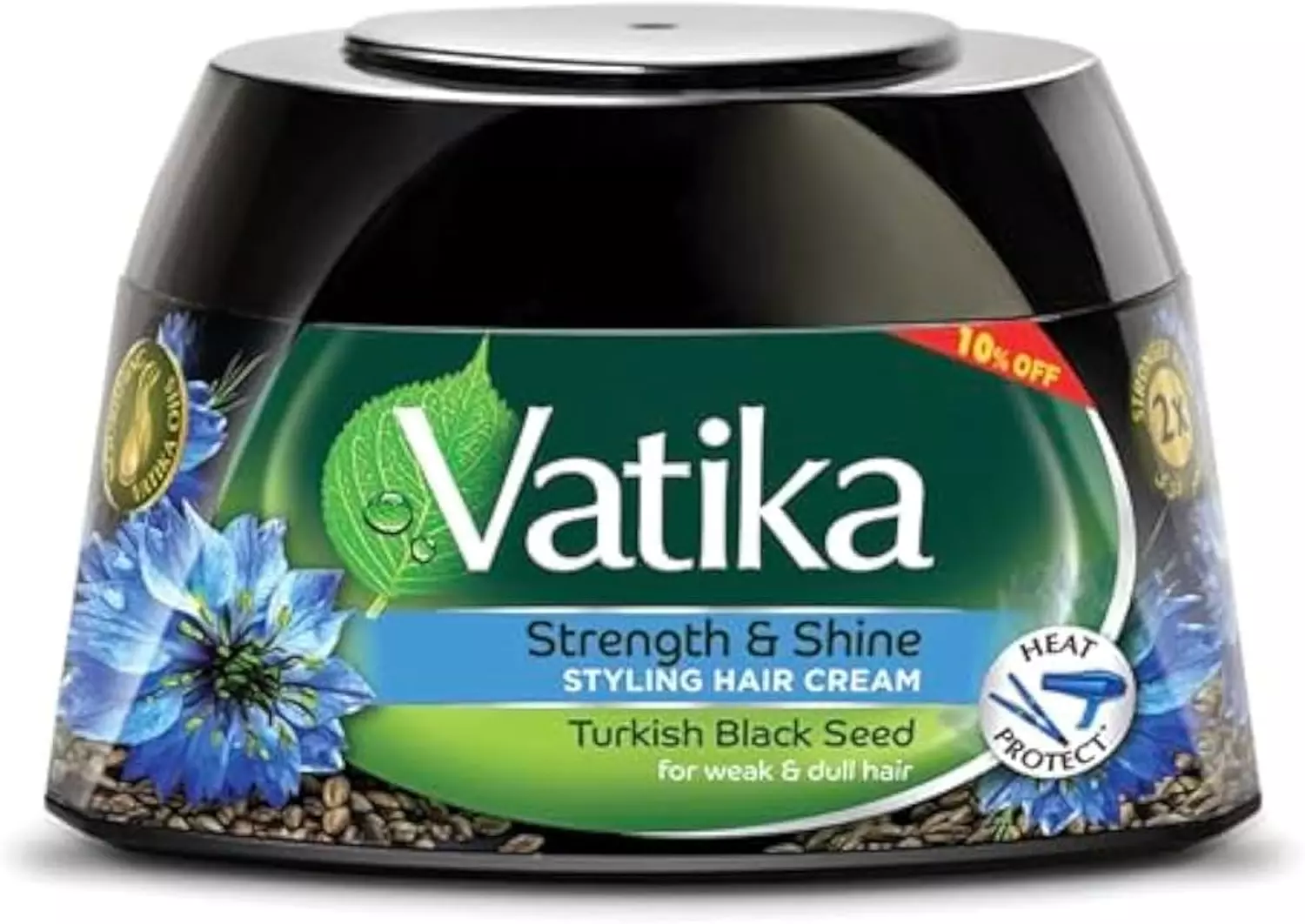 OFFER - VATIKA STYLING HAIR CREAM WITH BLACK SEED 125 ML 10% OFF image