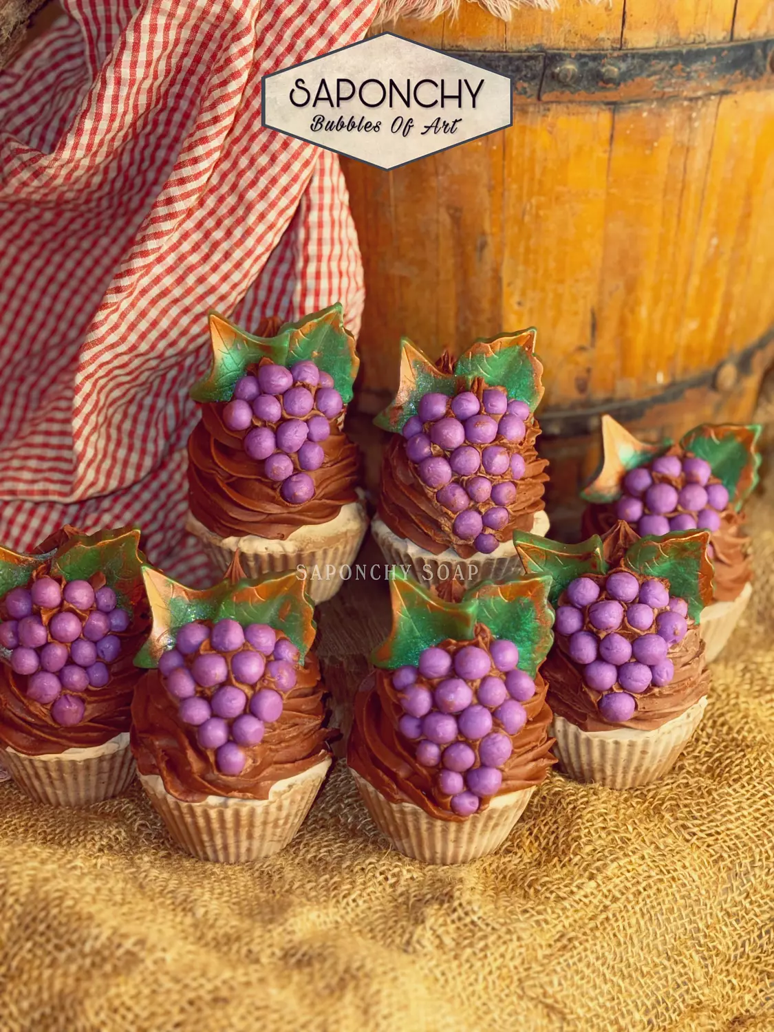 GRAPES-CUPCAKE SOAP 8