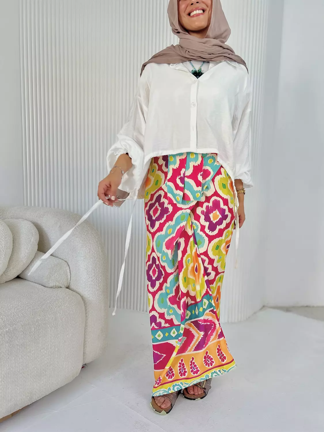 Tropical Wrap Skirt 1