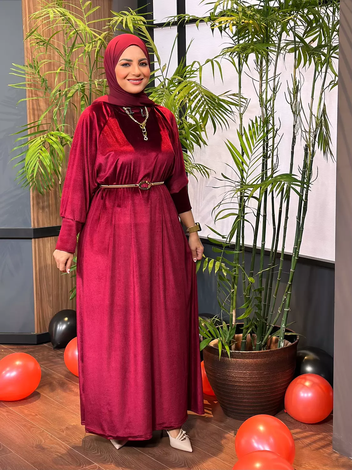 Velvet Maxi Dress  2