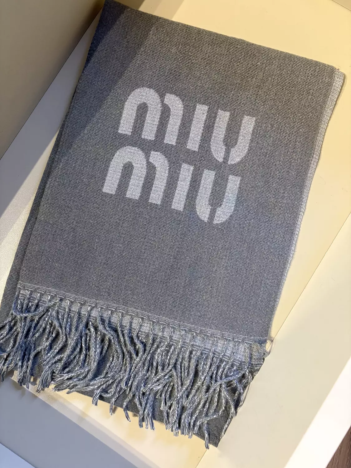 MIU MIU WOOL SHAWL 12
