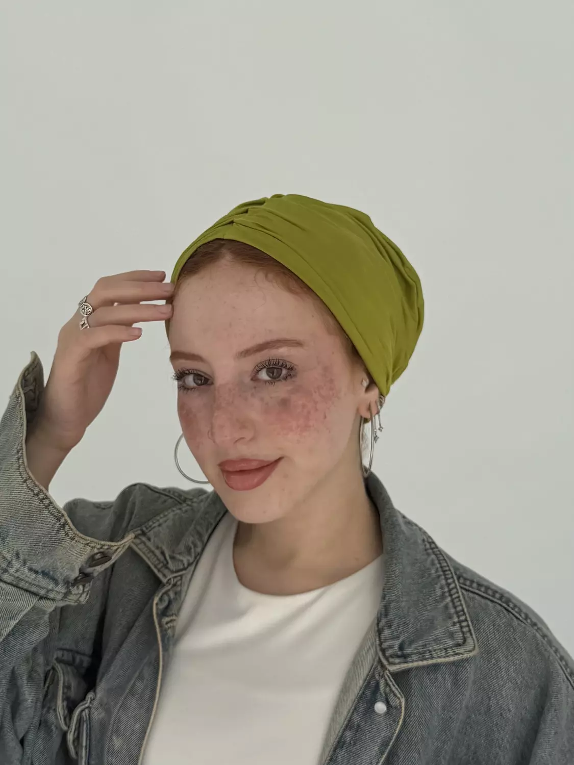 The lime green turban