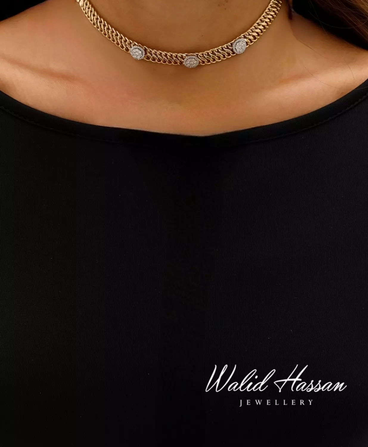 diamond choker image