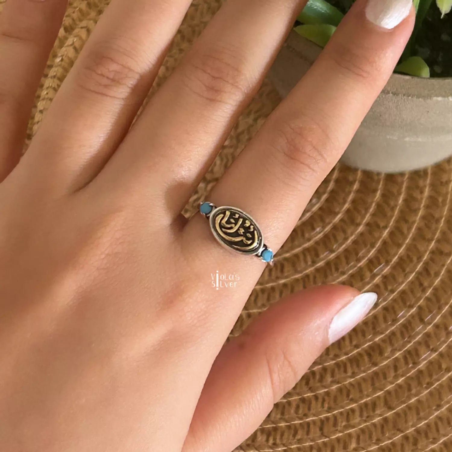 Enta Ana silver ring (GP) image