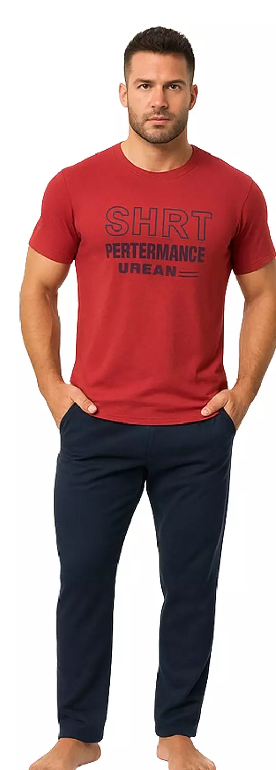 Men Printed Training - Short Per. - Maroon - 2685 image