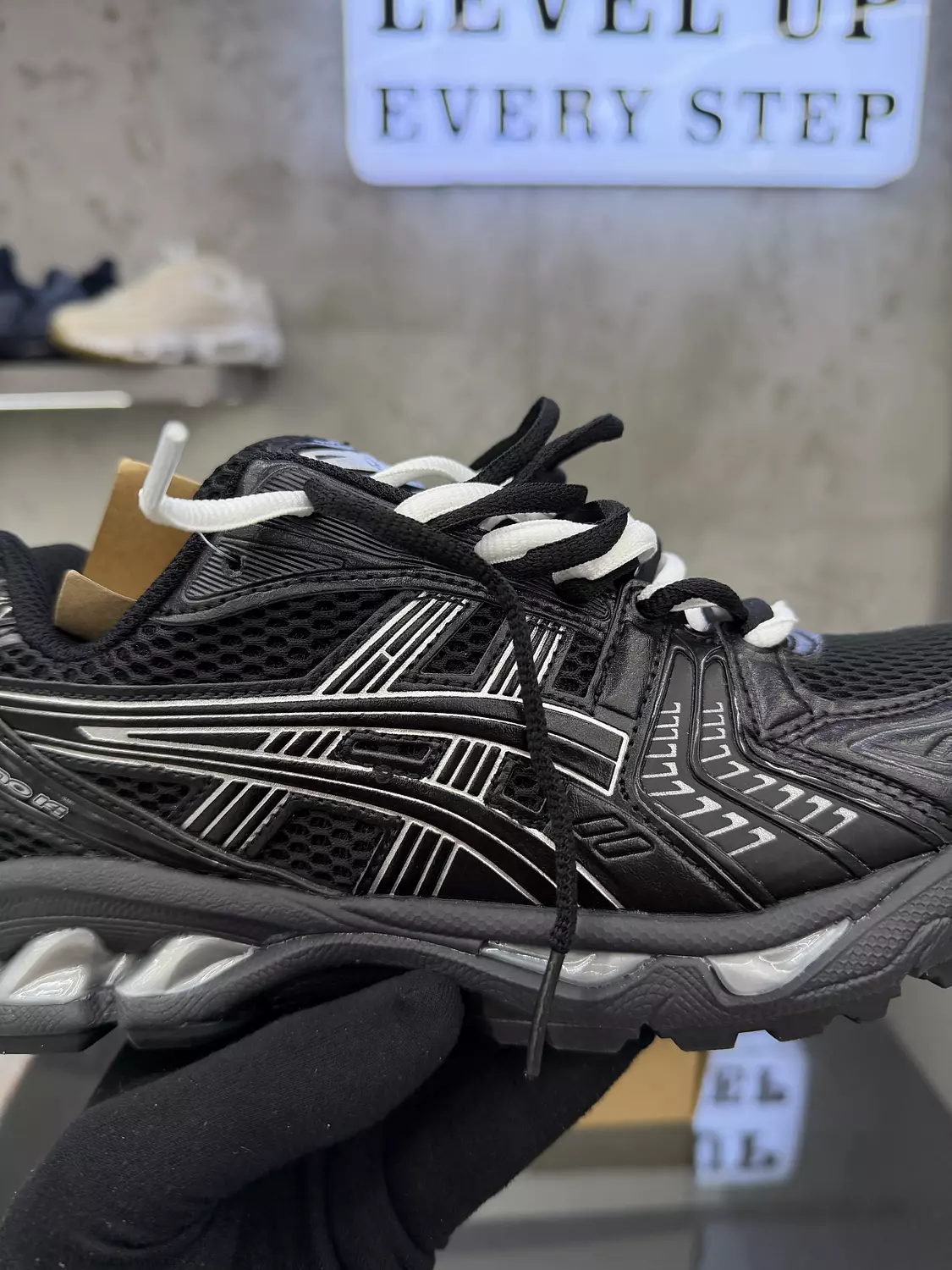 Asics kayano 14 black pure silver  4
