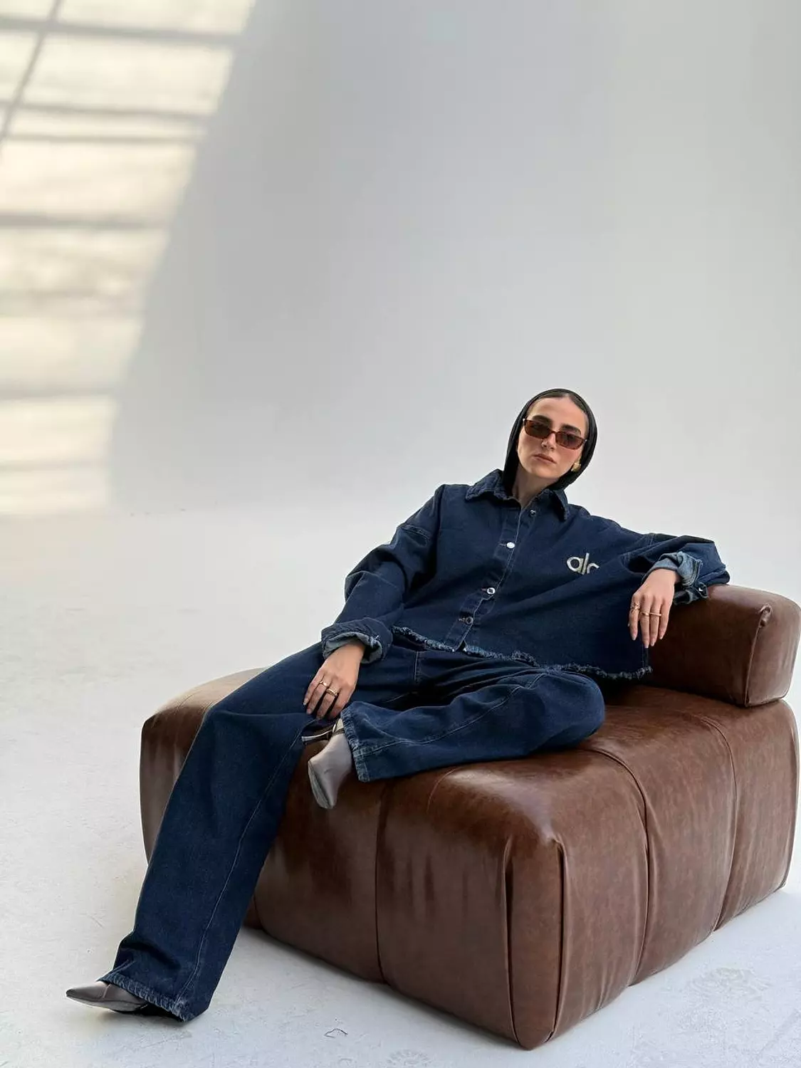 Cropped denim set  3