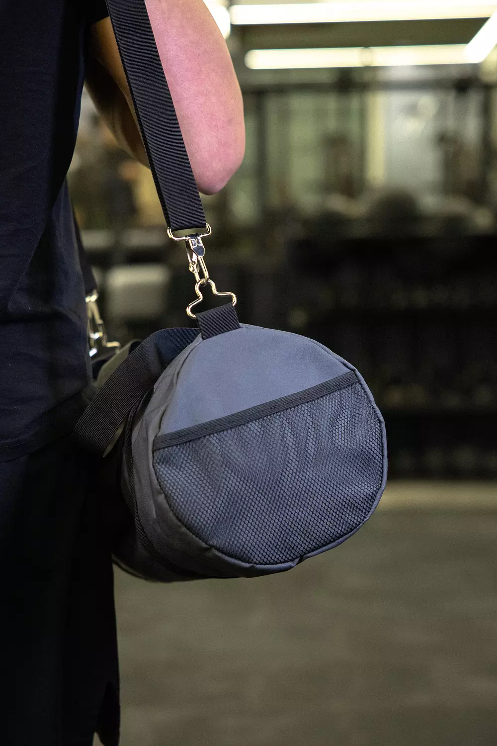 GREY DUFFEL BAG hover image