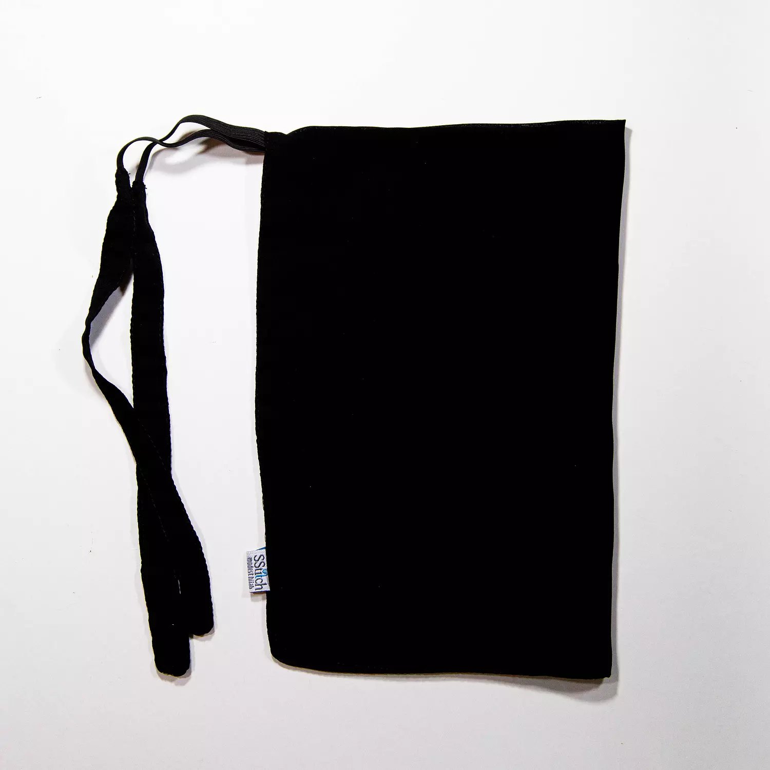 Black ELastic and Tie Niqab image