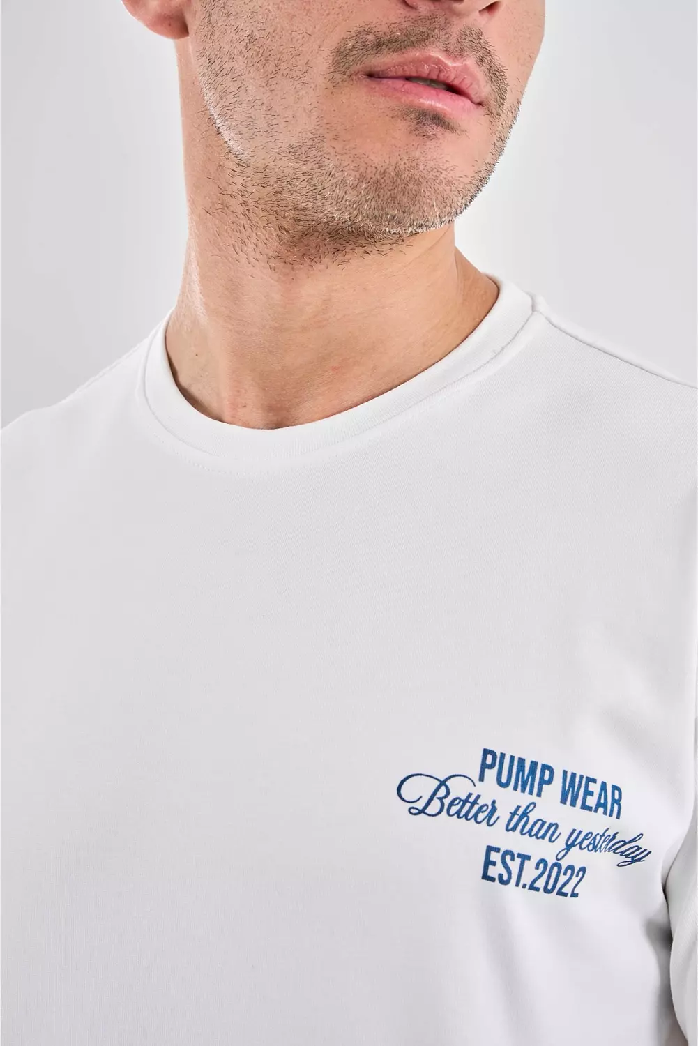 Drop Shoulder T-Shirt White 5