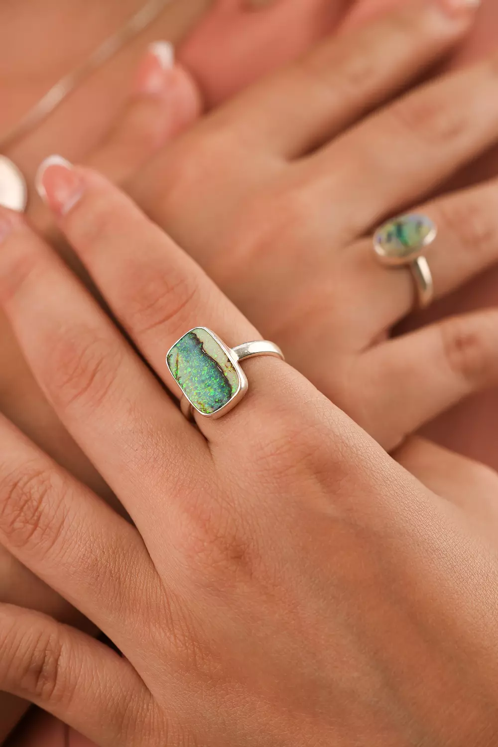 Australian Opal rec. ring  image