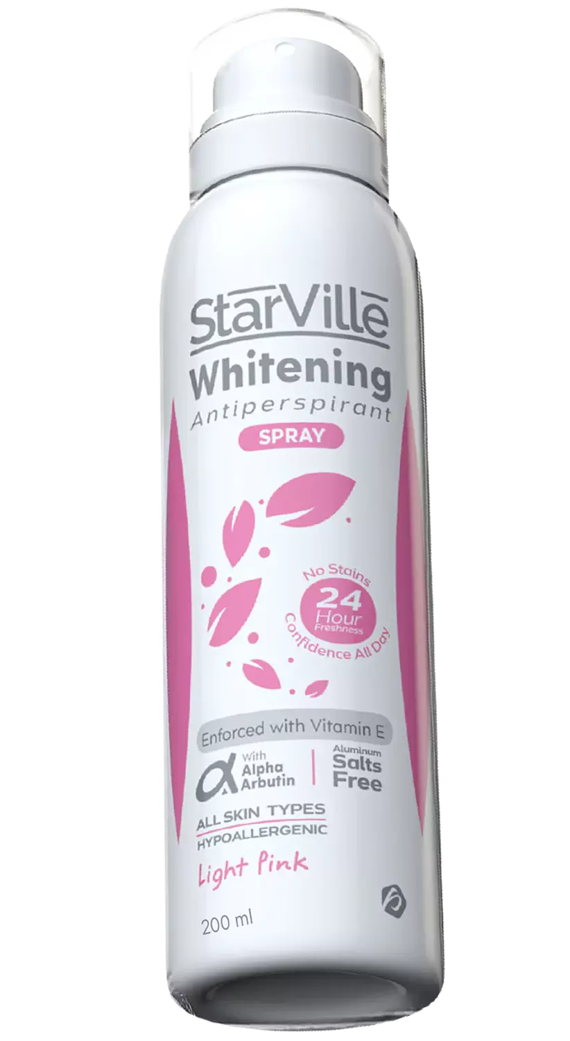 Starville Whitening Antiperspirants Spray Light Pink 200 ml image