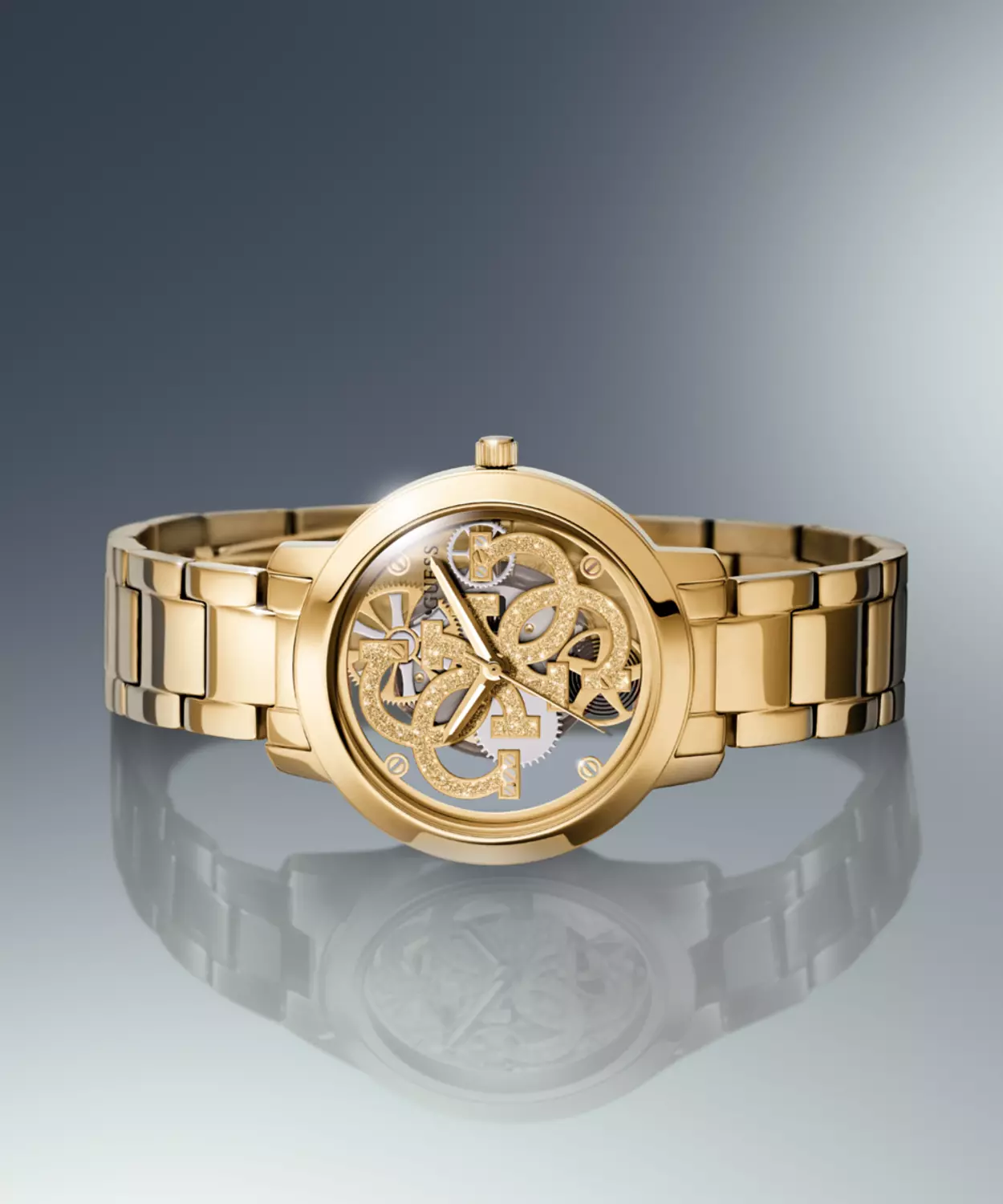 GUESS GW0300L2 Women's  Watch Gold Tone Stainless Steel Bracelet 6