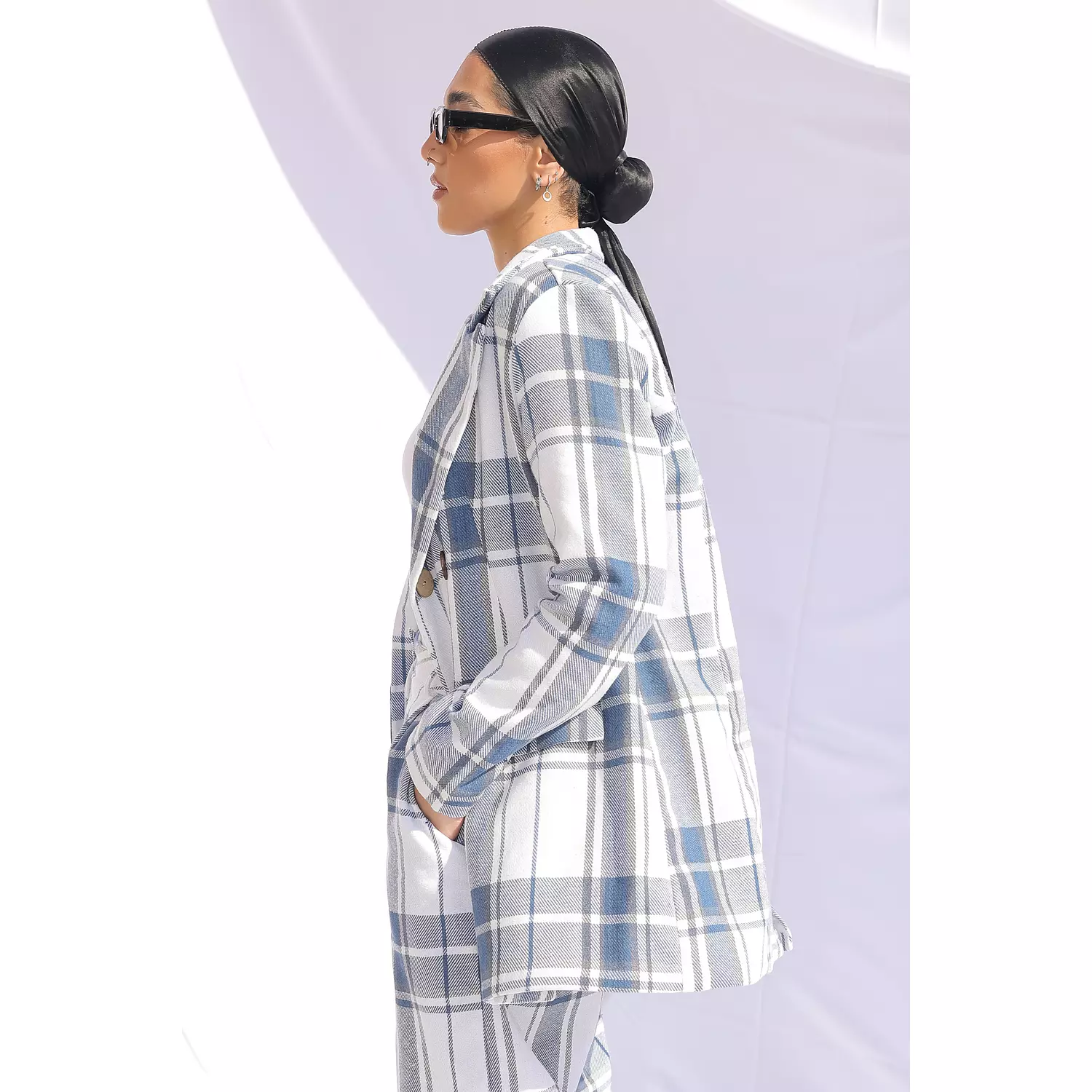 Retro Full Suit in Baby Blue 2