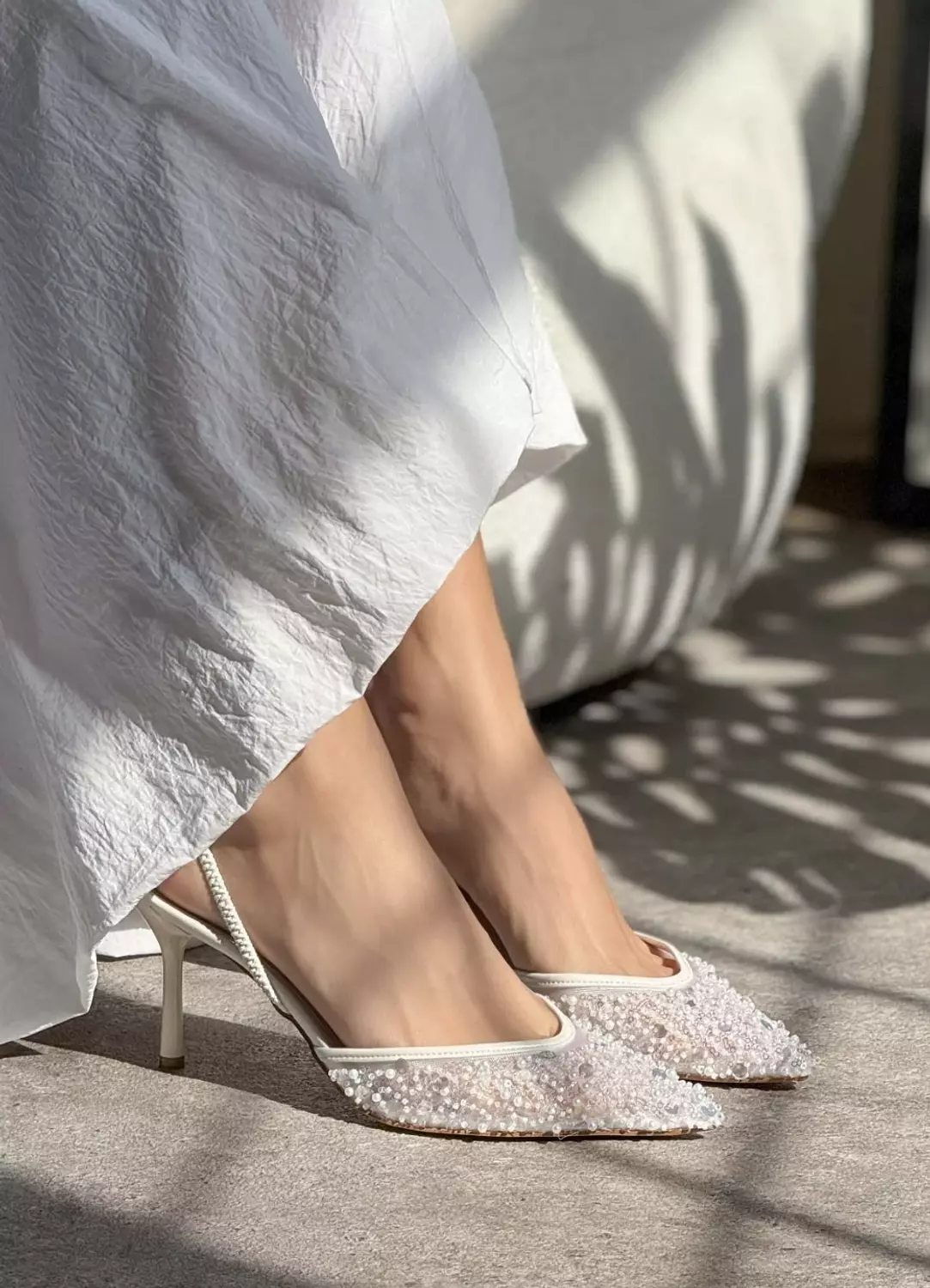 Mesh Slingback Heel image