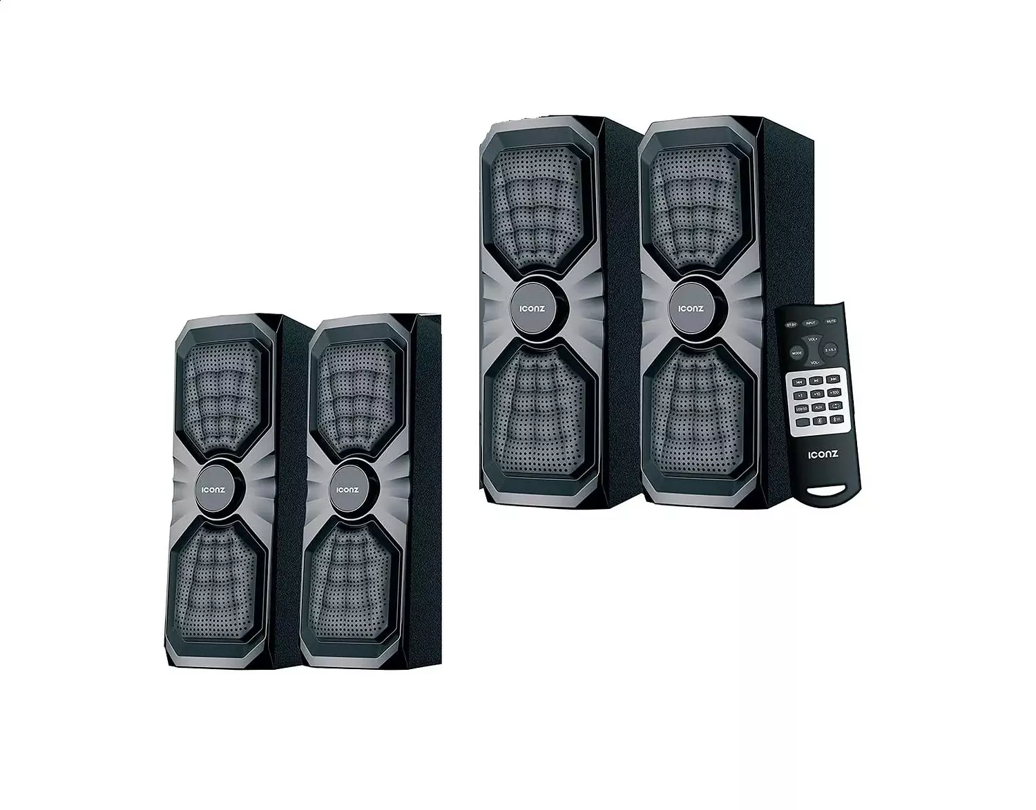 Iconz VIBES S3 Wireless Home Theater, 5 Speakers, Bluetooth, 10000W 3