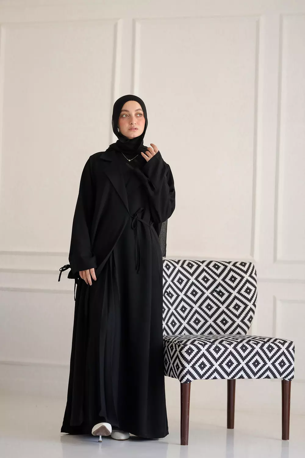 Lya open abaya 1