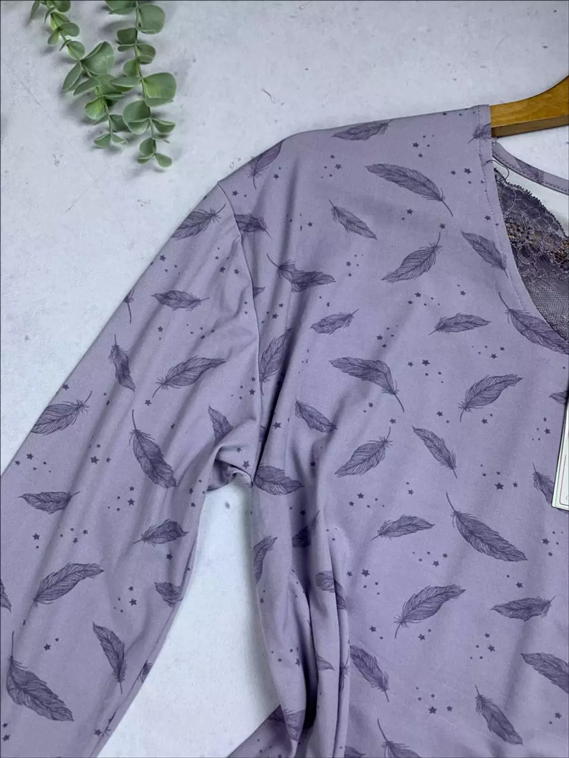 Cotton jersey sleeping shirt from Annabelle hover image