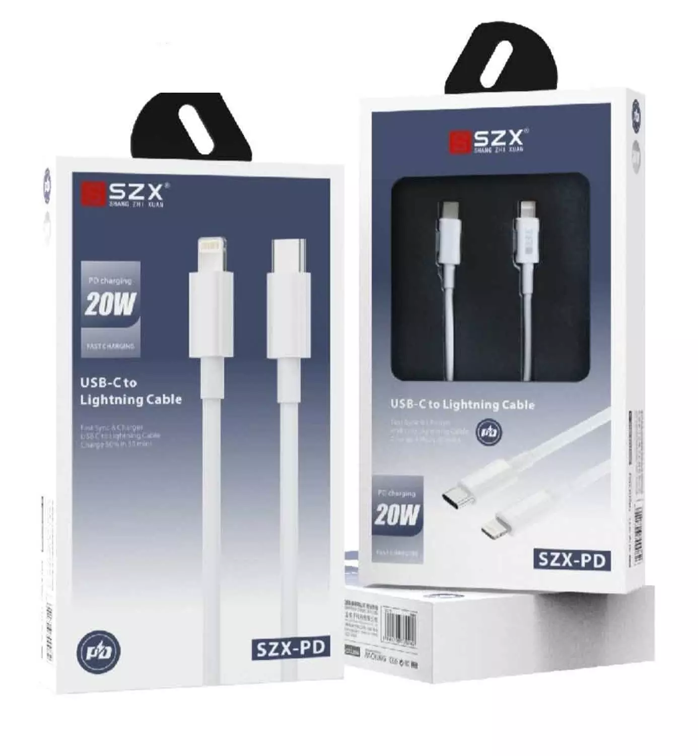 SZX® USB-C to Lightning Cable – Fast Sync & PD 20W Charging 6