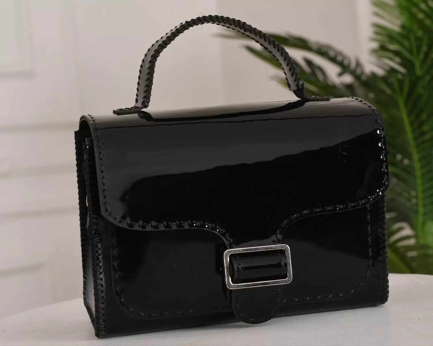 black shiny bag 6