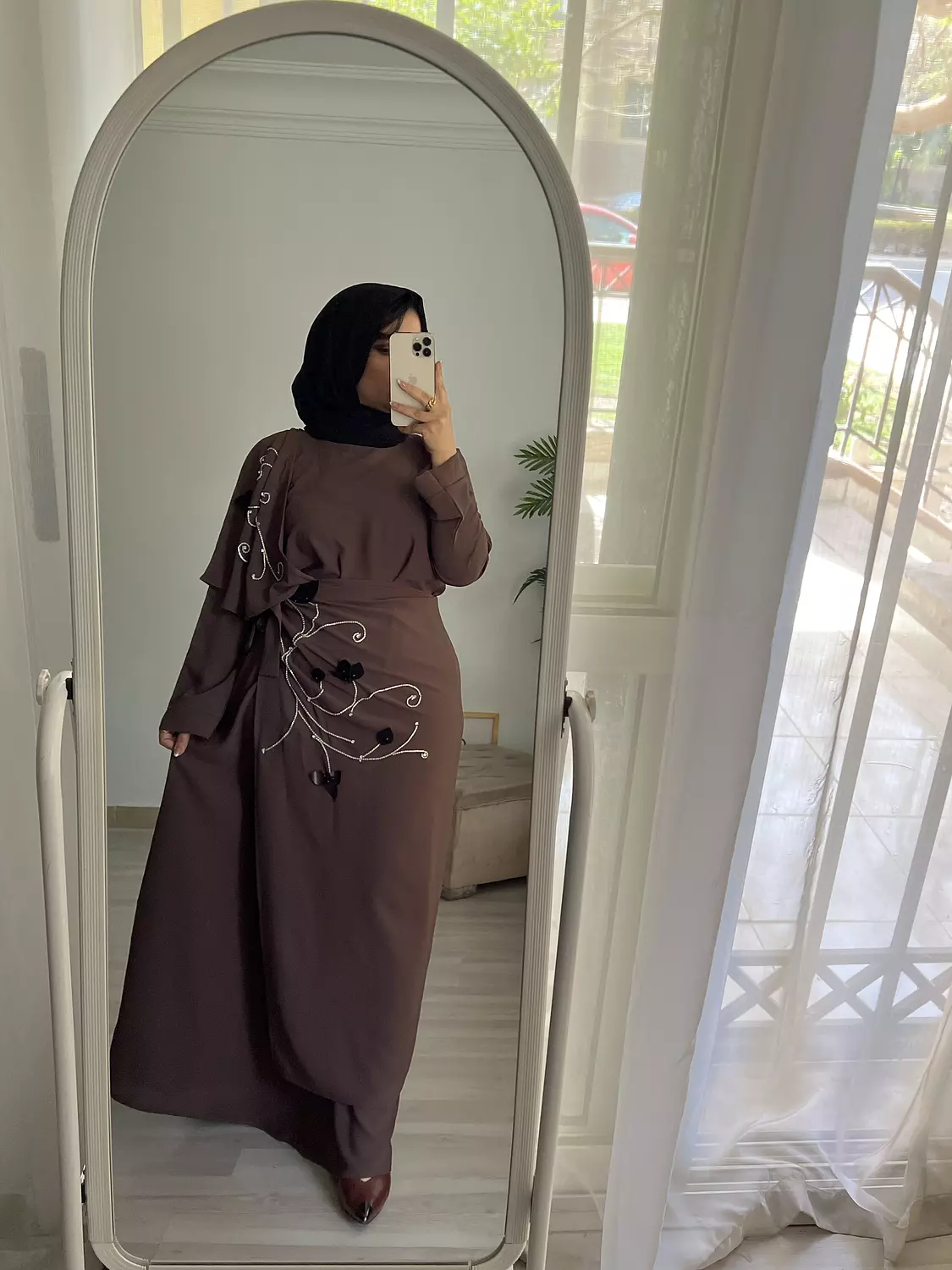 Dark chocolate dress 1