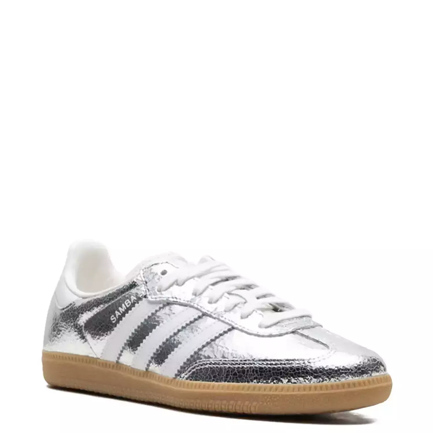 adidas Samba OG "Silver Metallic Cracked Leather" sneakers 3