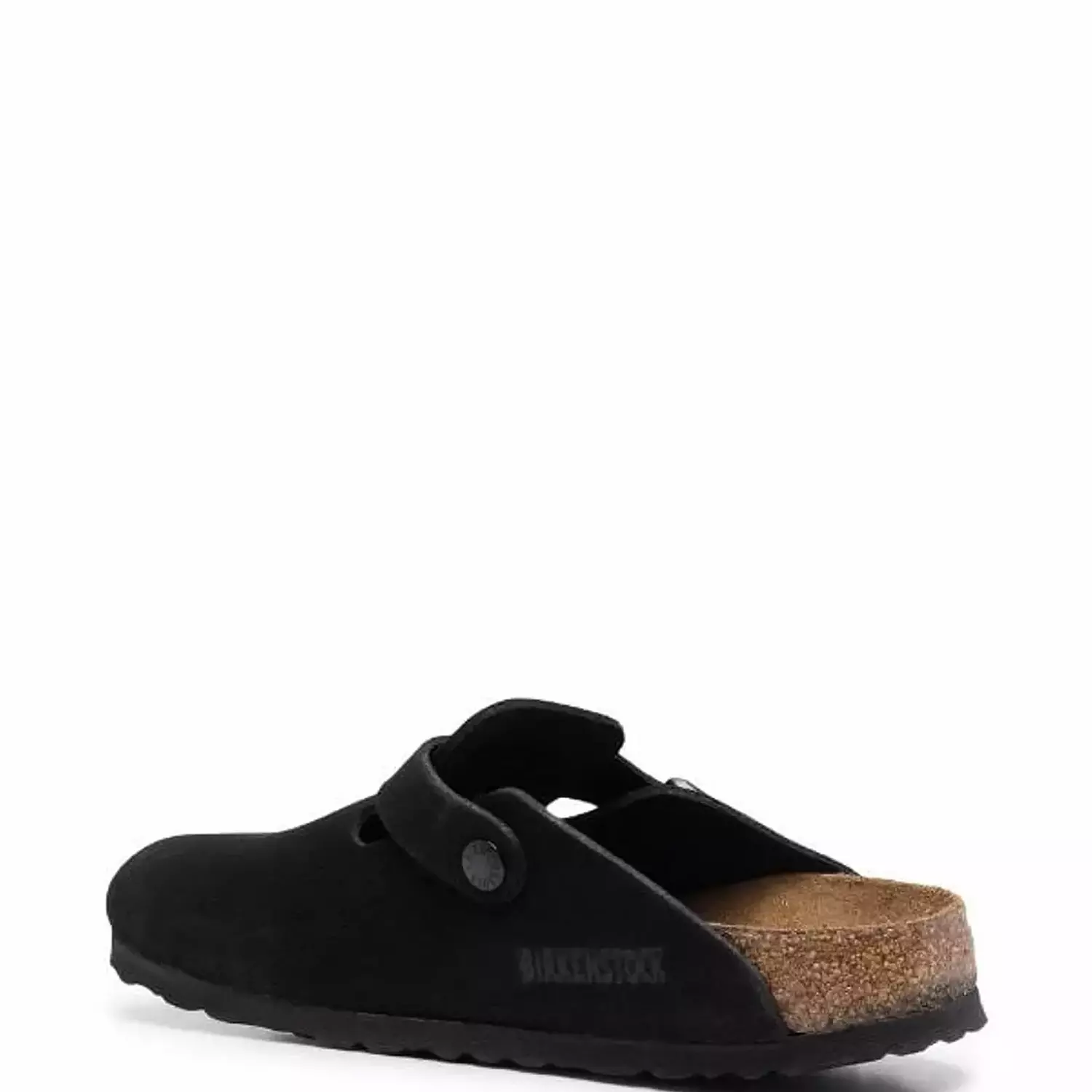 Birkenstock Boston Soft Footbed Suede Black 2