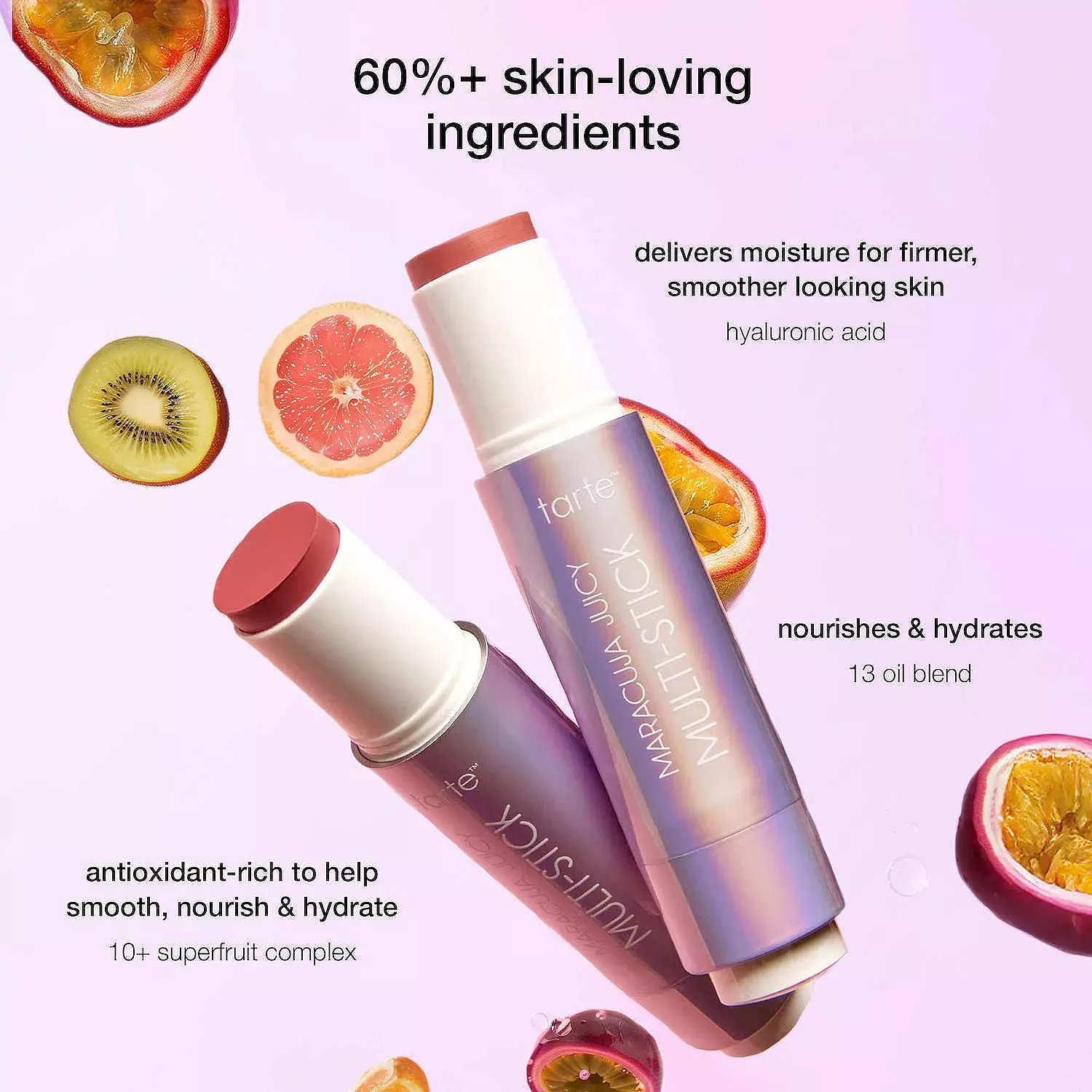 Tarte cheek souffle maracuja juicy blush and lip multi-stick trio 6