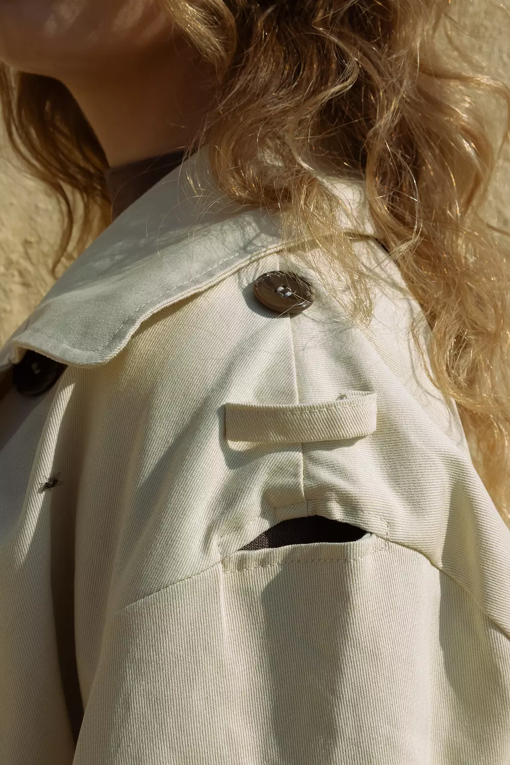 Convertible Trench Coat - butter yellow 12