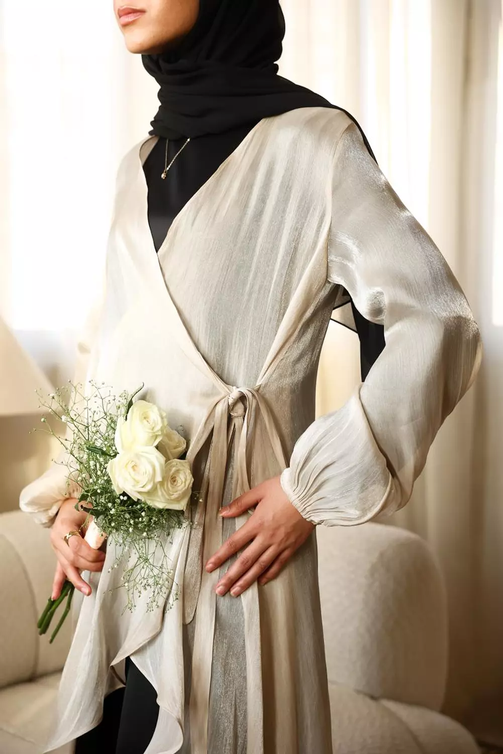 Glimmer Wrap Top 050 image