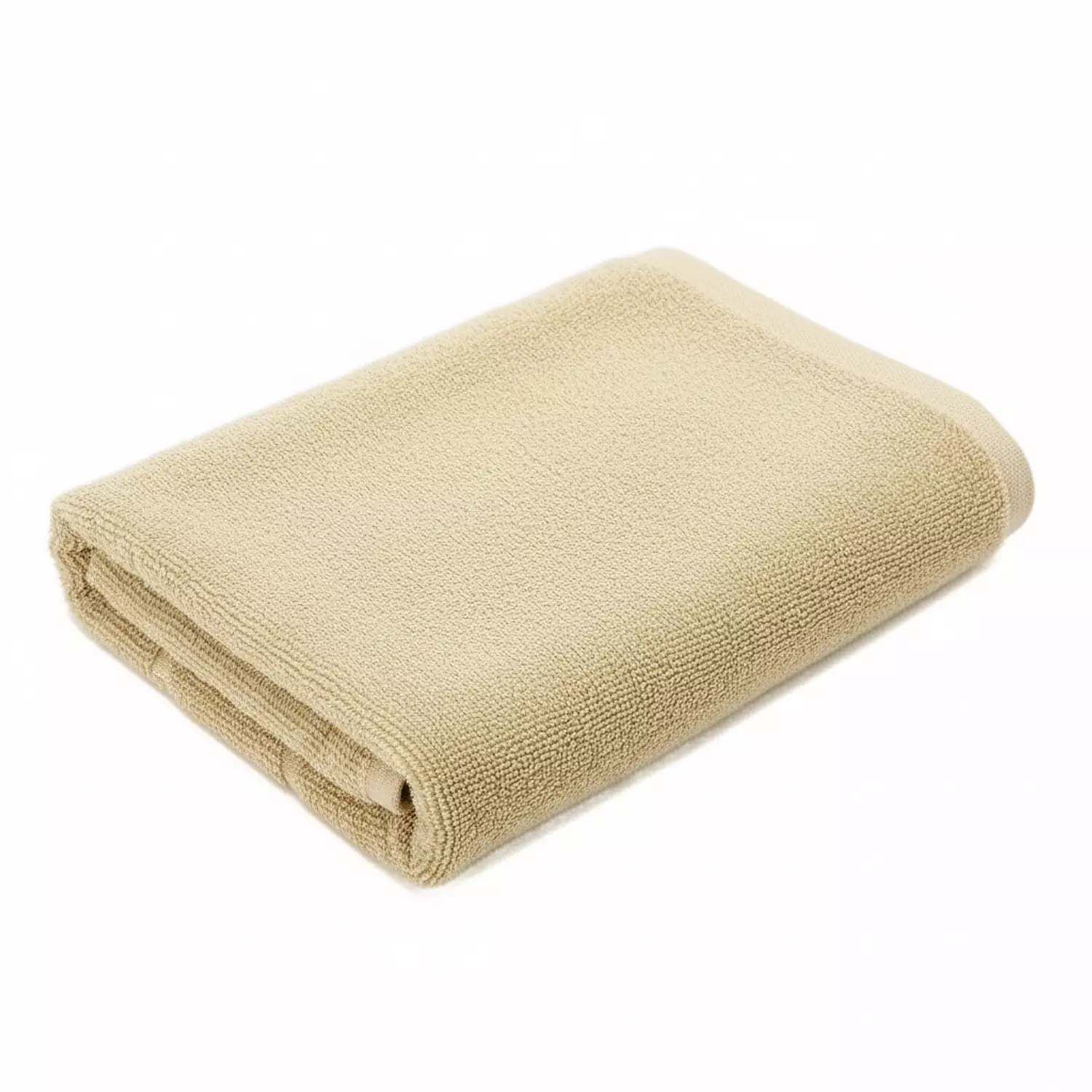Towel  Plain 100% Cotton Size 70 x 140 cm - 2630 - Beige image