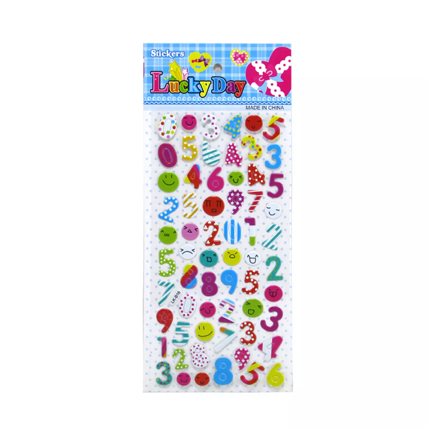 Stickers sheet 19*9.5 cm   7