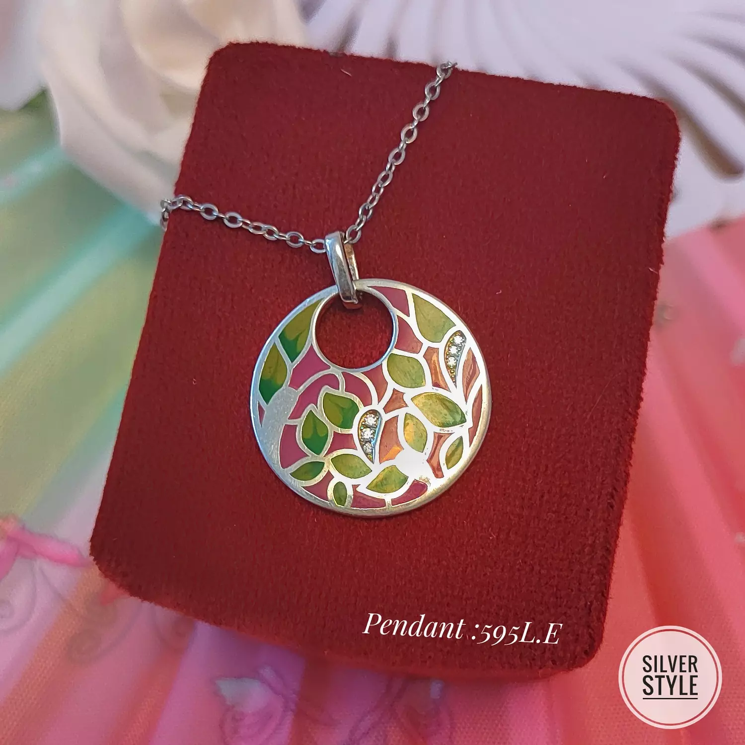 Colorful Enamel pendant  image