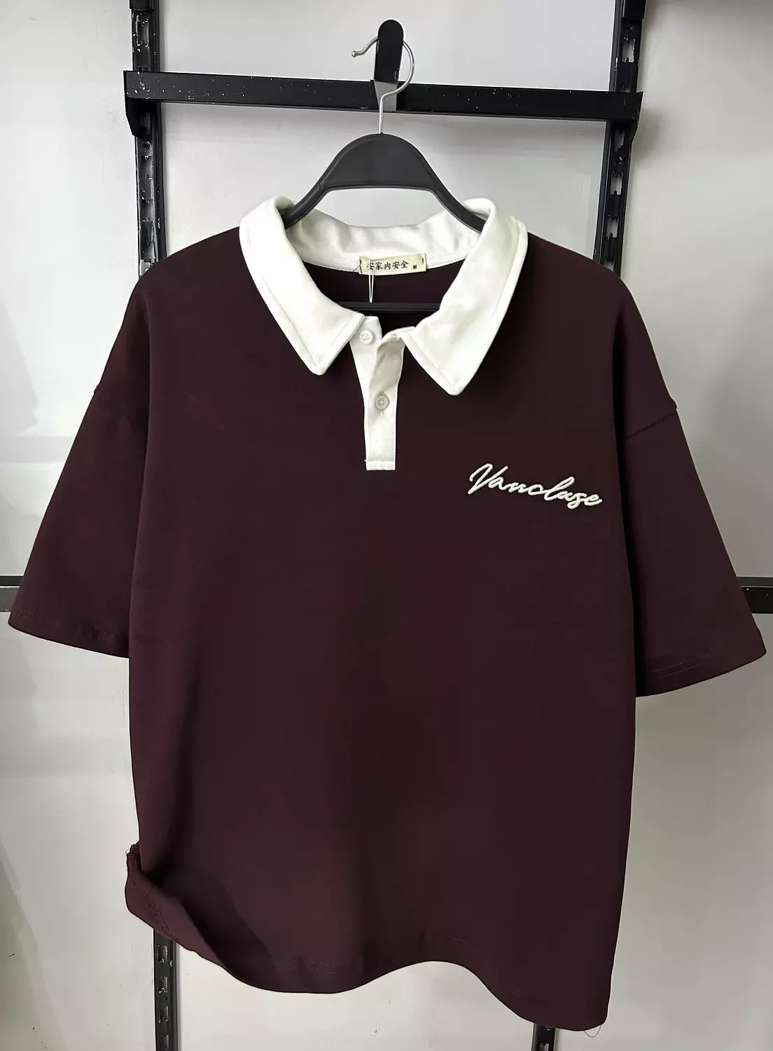 Oversized Contrast Collar Polo 2