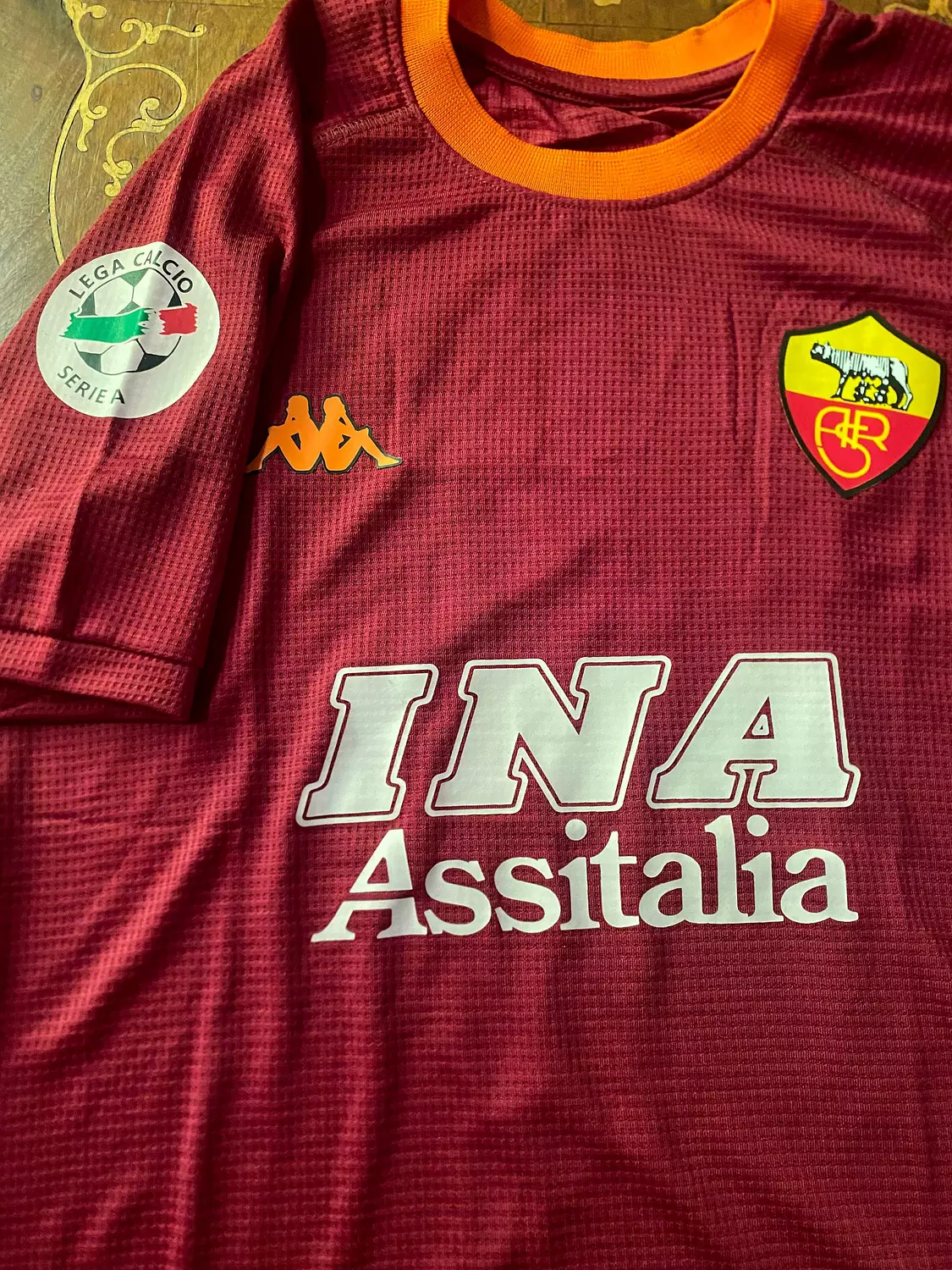 As Roma 2000-01 Home Jersey 2