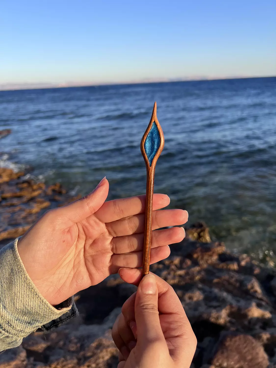 Emerald Hair Stick hover image