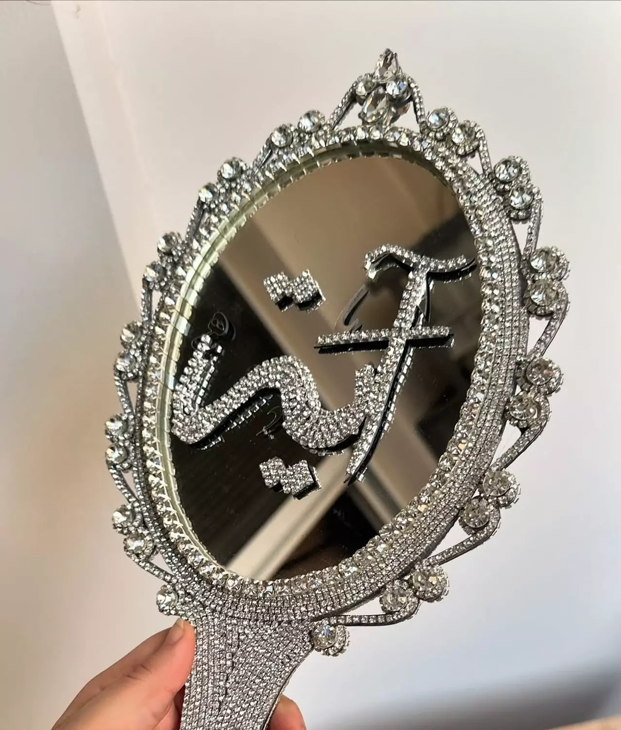 Luxury Crystal Hand Mirror 5 image