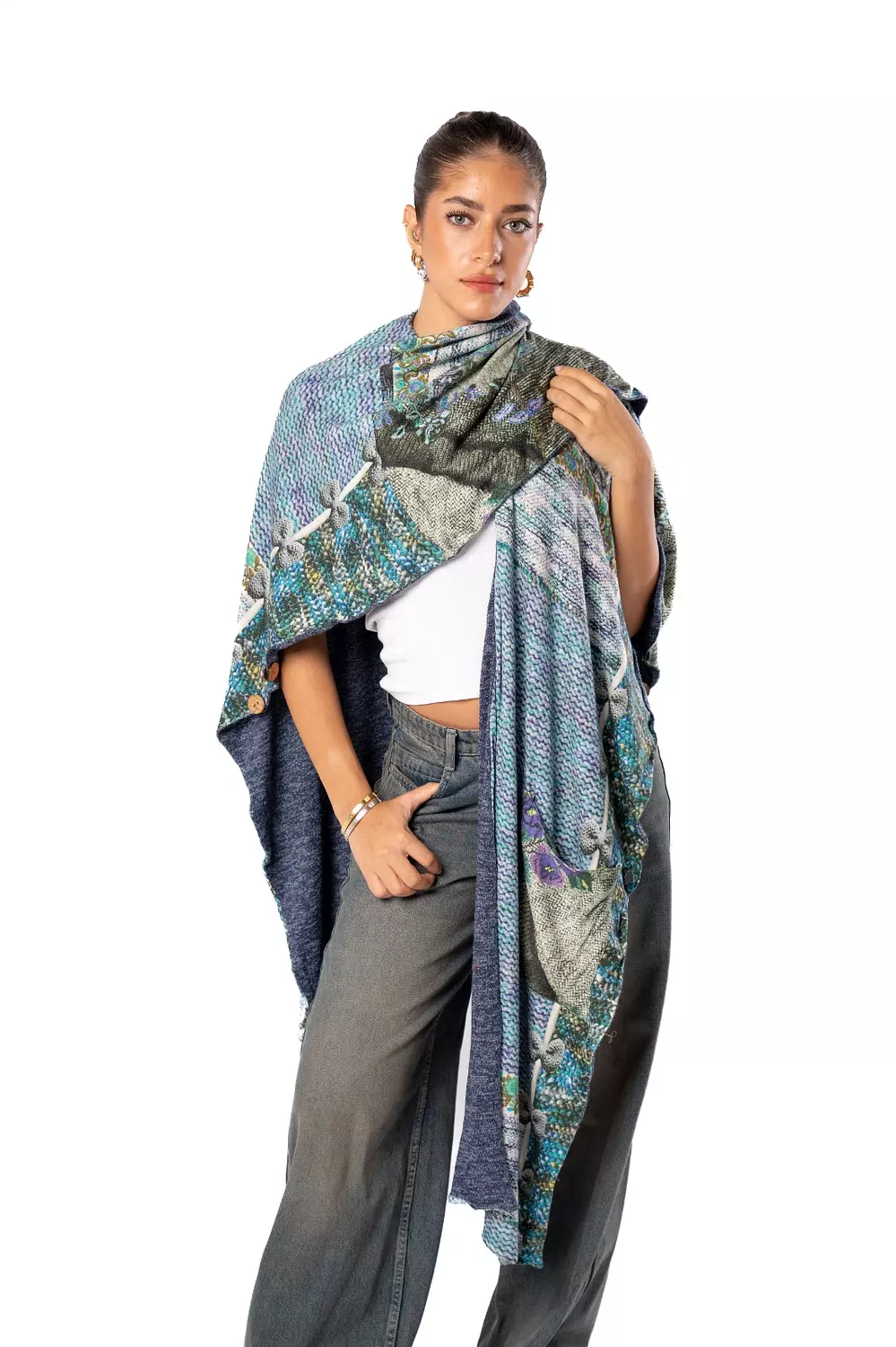 Haven Double Face Poncho 29