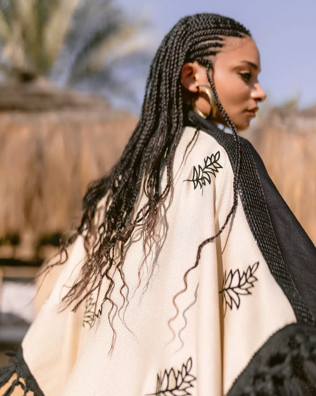 Fringes Kaftan 1