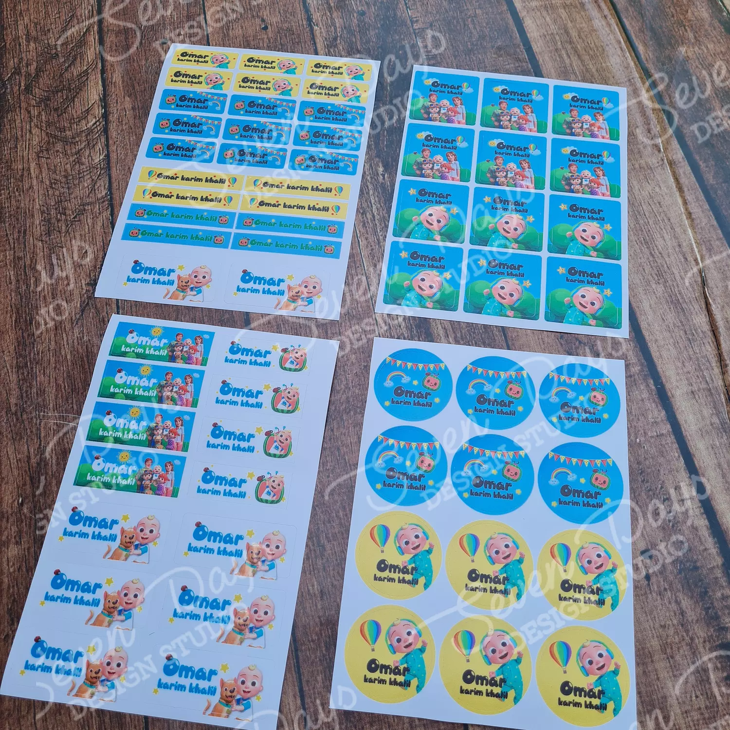 Cocomelon School Labels 3