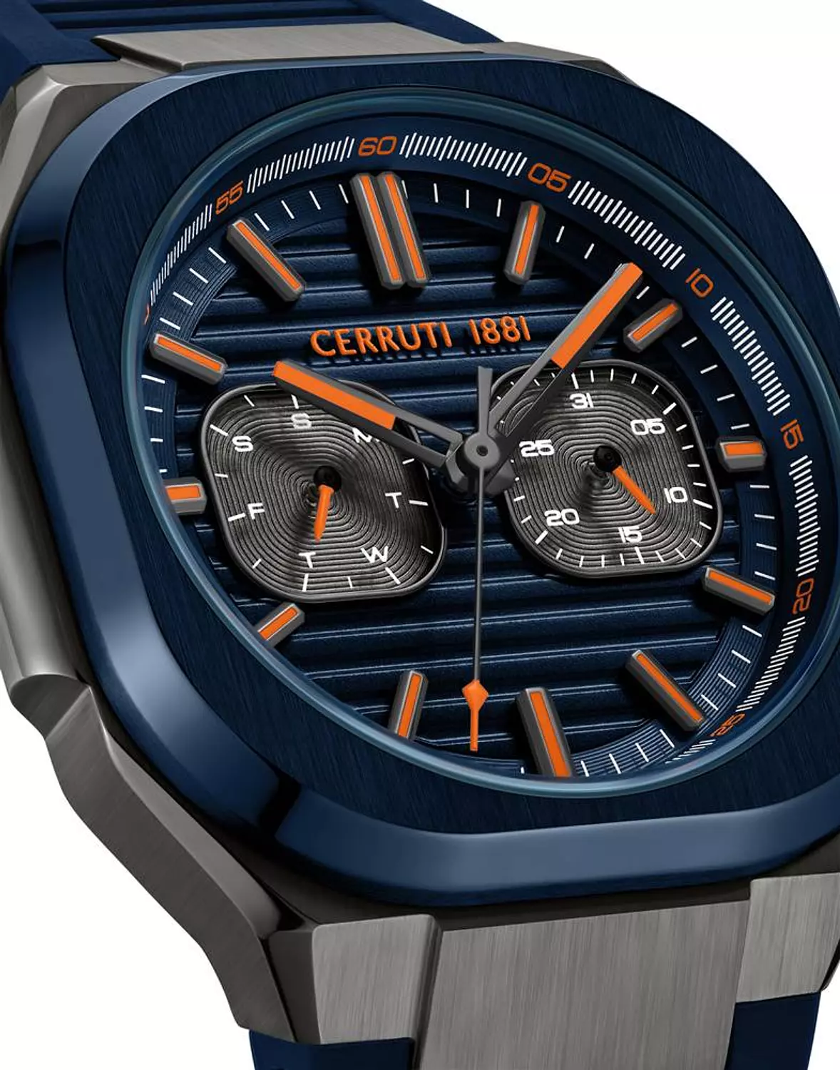 Cerruti 1881 Blue Orange Sport Dual-Time CIWGQ0073503 3