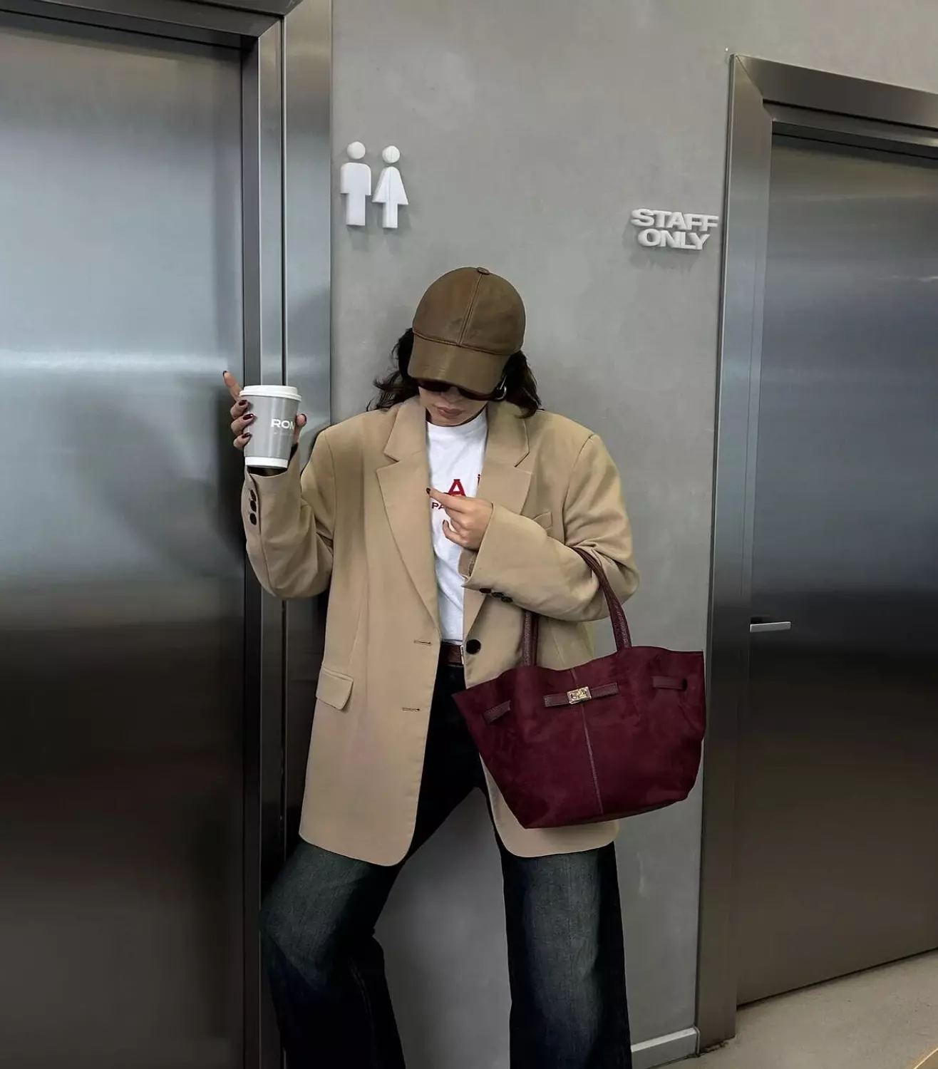 Sophia Bag - Burgundy  2