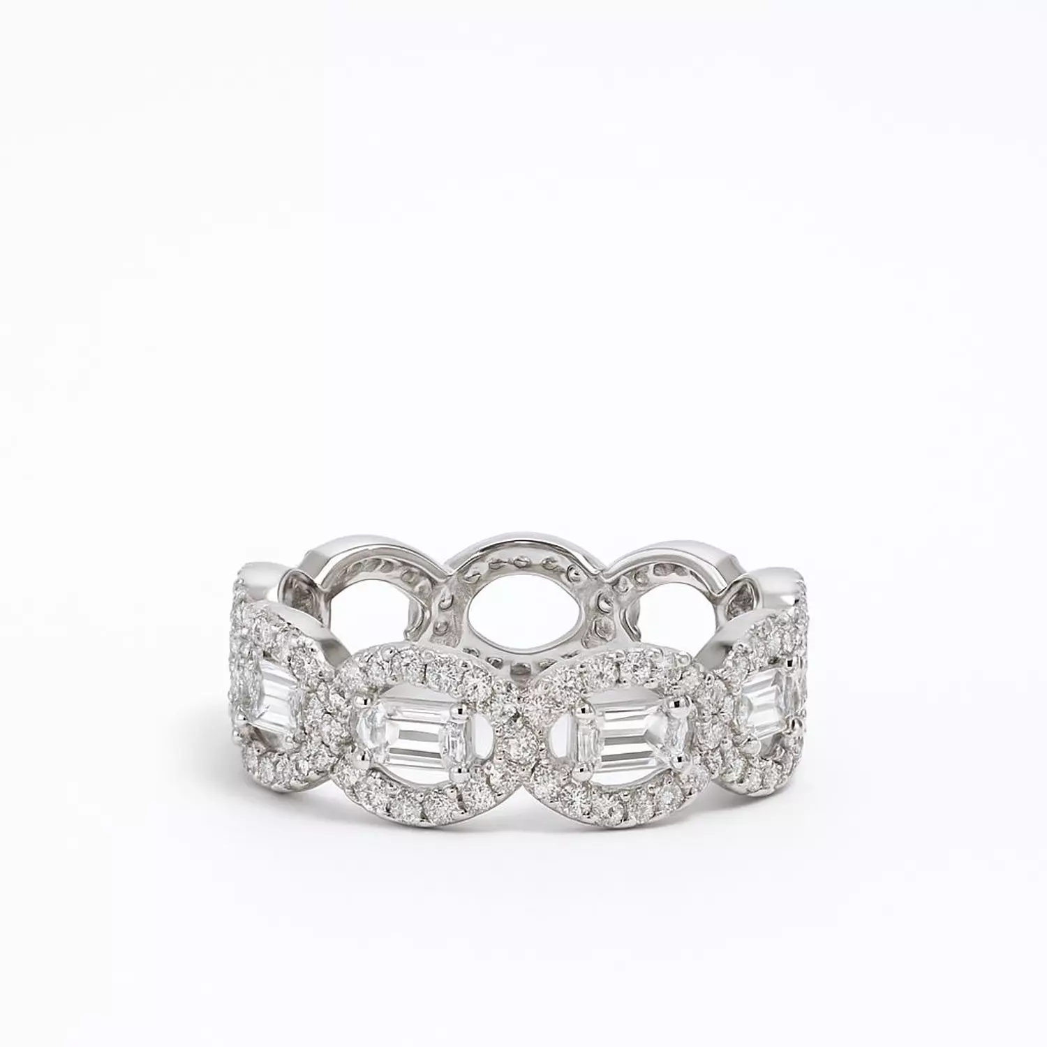 Silver Ring Daimond image