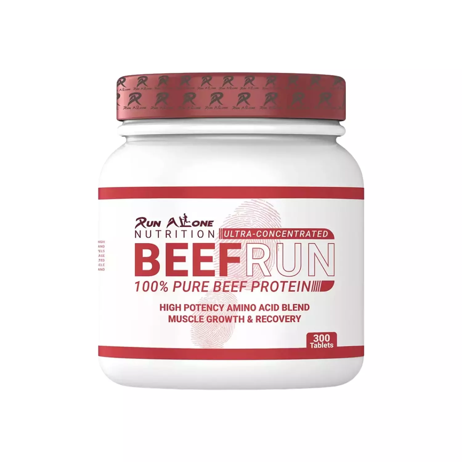 Run Alone Beef Amino – Amino Acid Supplement for Muscle Growth & Recovery (300 Tablets) image