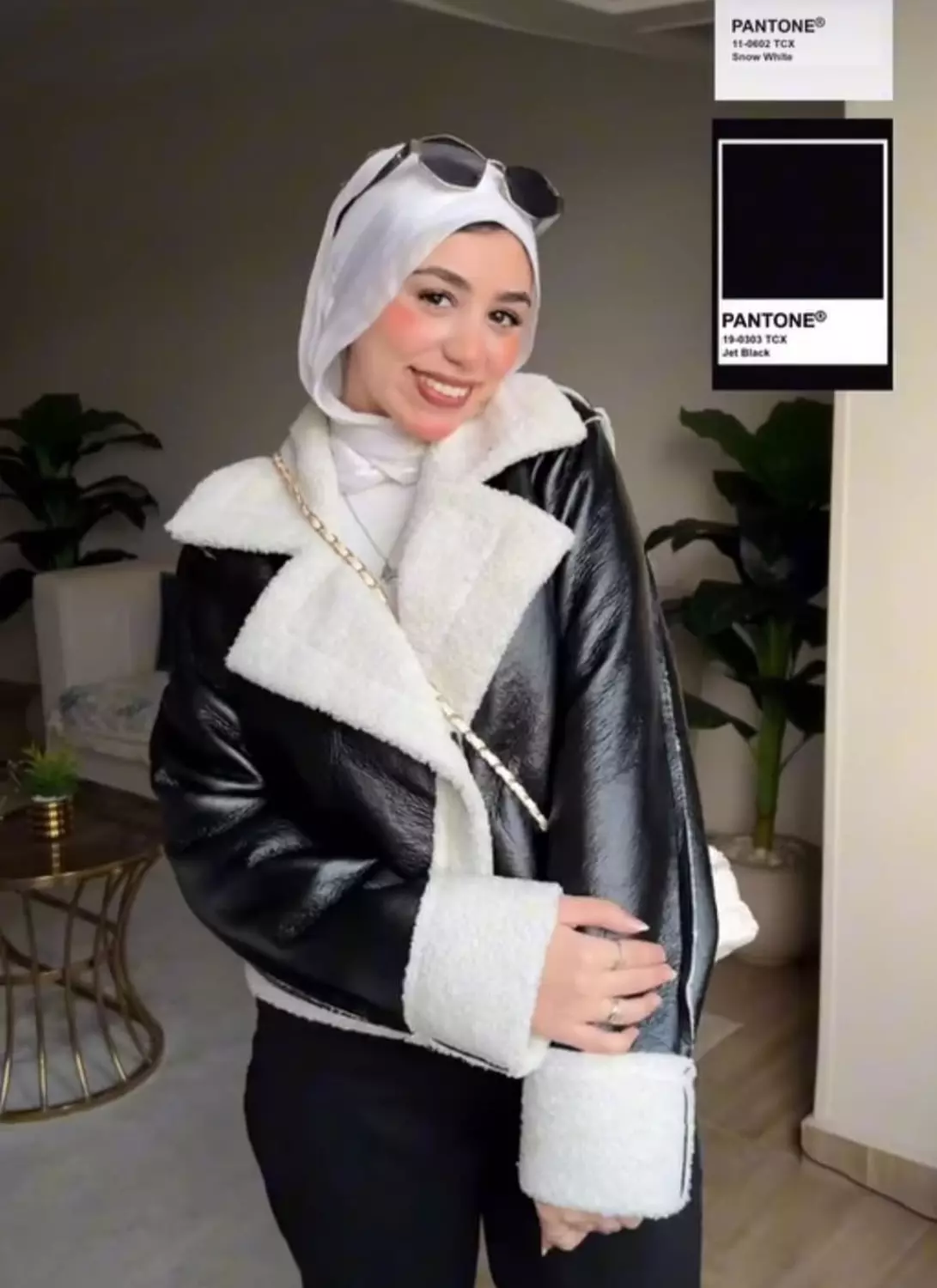 Leather & fur jacket  4