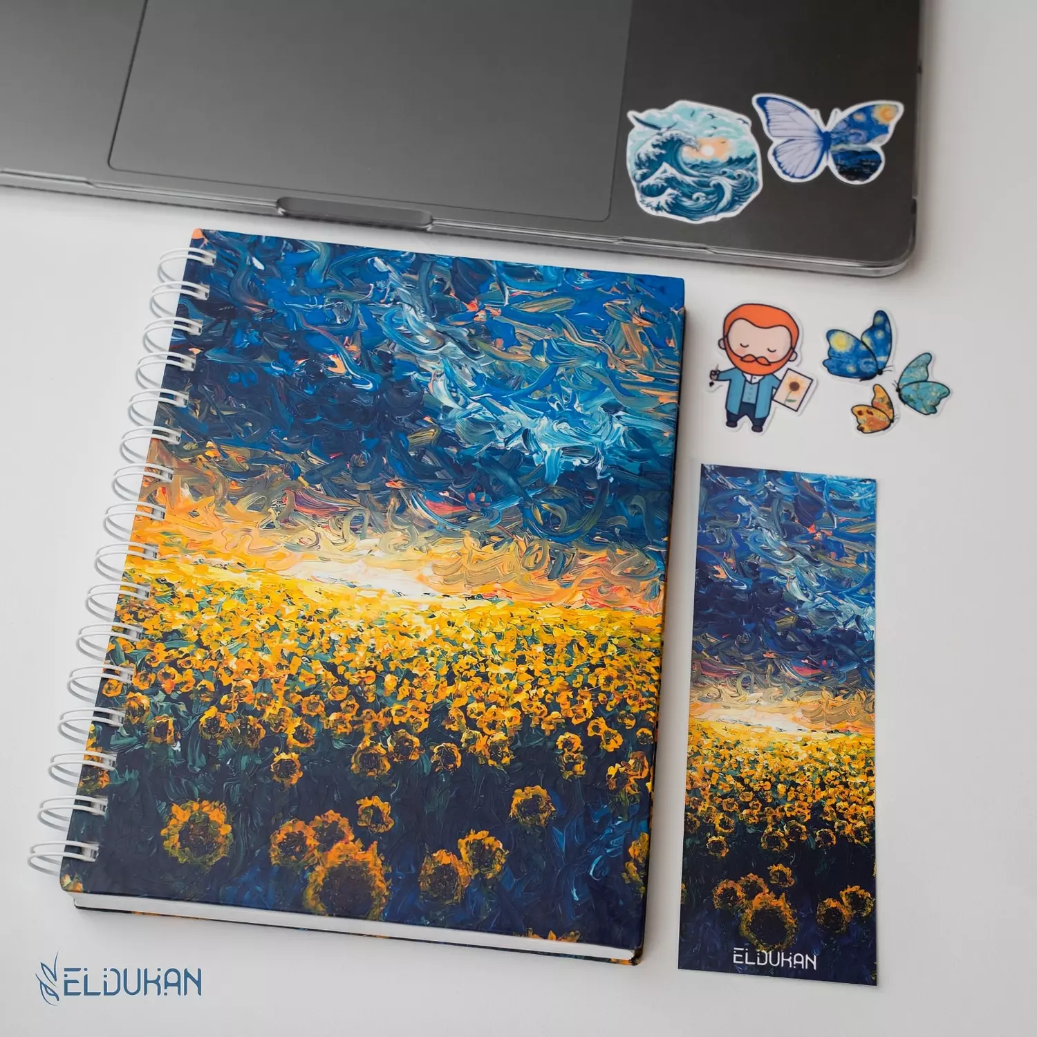 Blue art notebook package image