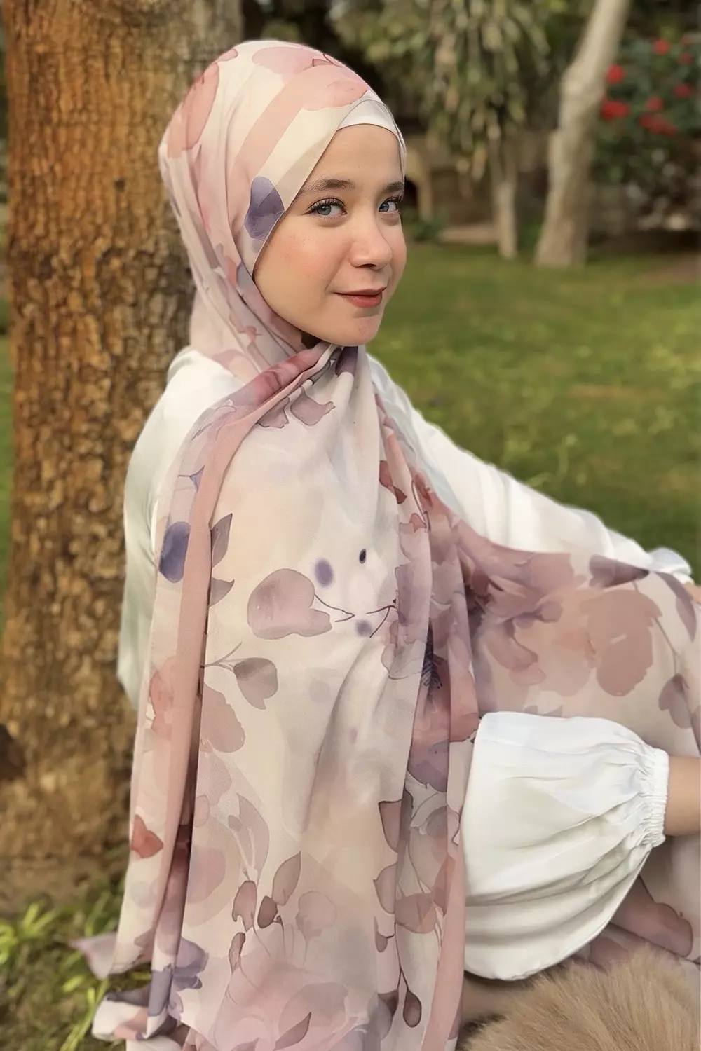 Blush breeze in chiffon  hover image